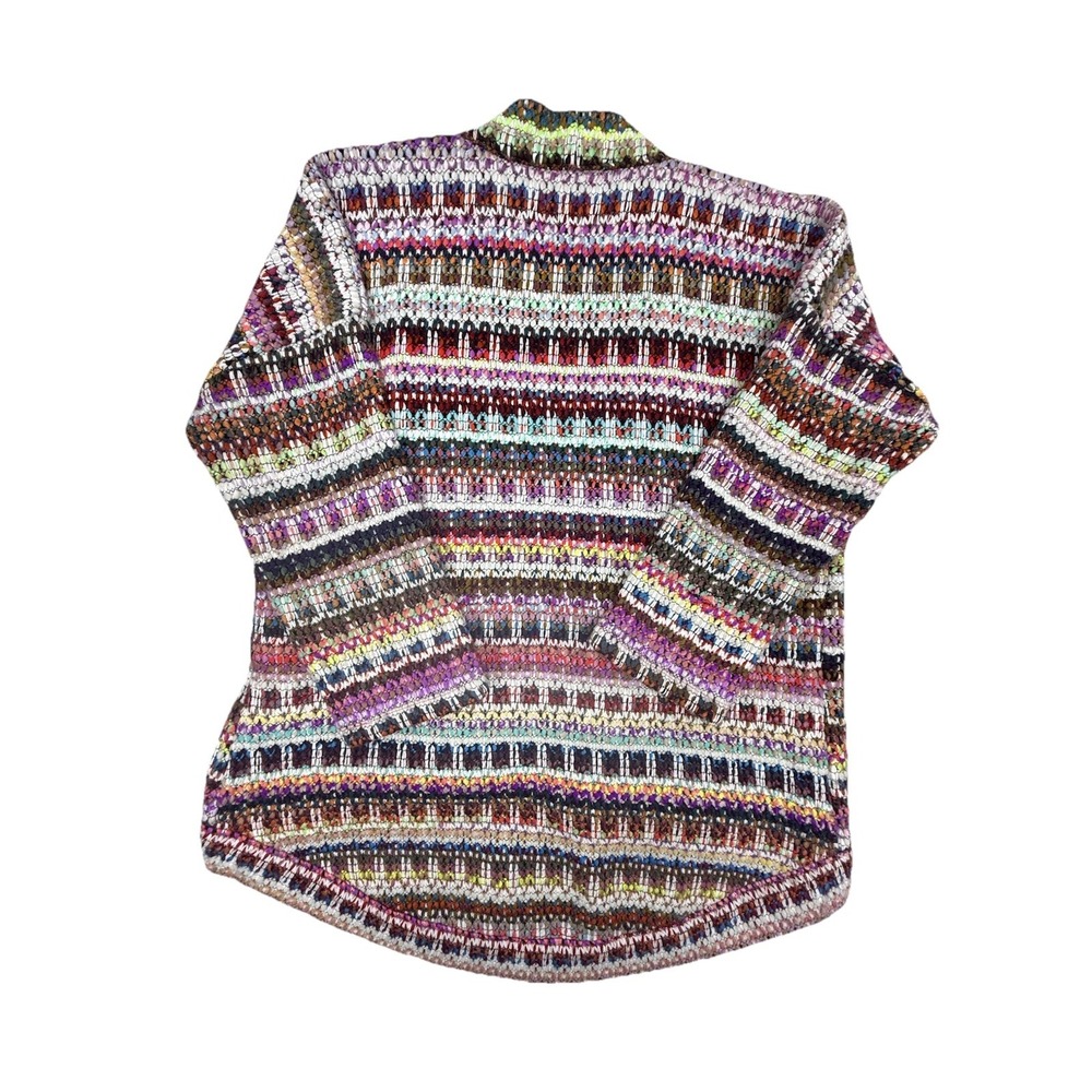 Anthropologie by DRA Sweater Womens XS Yoko Kimono Boho Woven Cardigan Jacket - Picture 5 of 8